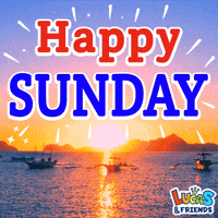 Happy Sunday Summer GIF by Lucas and Friends by RV AppStudios
