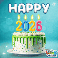 New Year Celebration GIF by Lucas and Friends by RV AppStudios