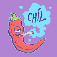 chili pepper smoke GIF by GoofyFroot