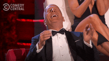 Bruce Willis Reaction GIF by Comedy Central