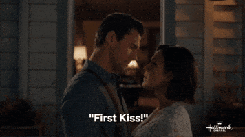 First Kiss Endgame GIF by Hallmark Channel