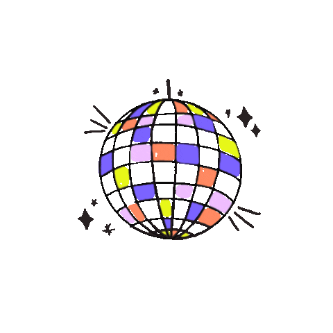 Disco Creatives Sticker by Diana Davis Creative