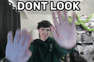 Embarrassed Dont Look GIF