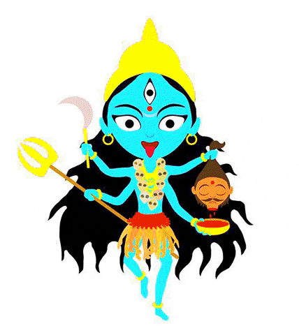 thejaijais goddess hinduism shakti kali ma GIF