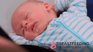 thethompsonmethod baby smiling milk newborn GIF