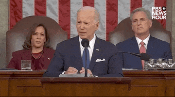 Joe Biden Applause GIF by PBS NewsHour
