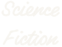 Science Fiction Typography Sticker