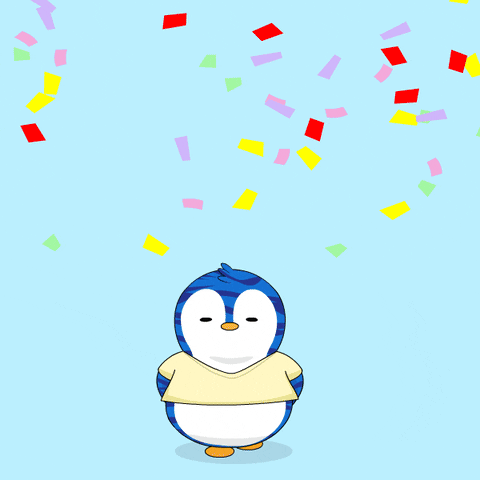 Celebrate Happy New Year GIF by Pudgy Penguins