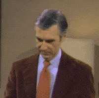 Mr Rogers Reaction GIF by MOODMAN