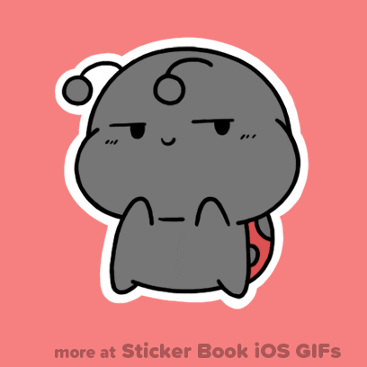 Looking Lady Bug GIF by Sticker Book iOS GIFs