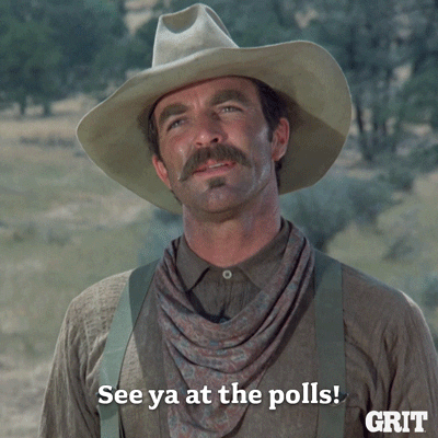 Voting Old West GIF by GritTV