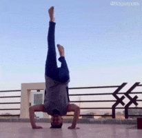 I Can Do Yoga GIF by Digital Pratik