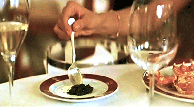 audrey tautou caviar GIF