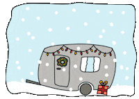 Christmas Camping GIF by Reiseausschnitte