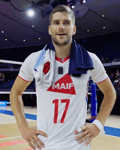 Happy France GIF by Volleyball World
