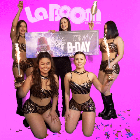 Happy Birthday Party GIF by La Boom NY
