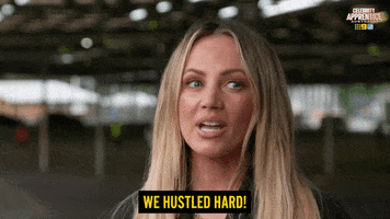 React Hustle GIF by Celebrity Apprentice Australia