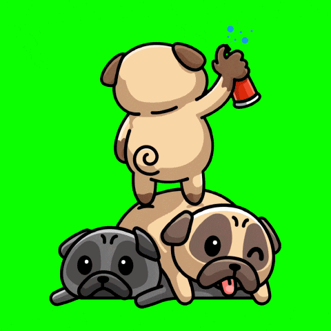 Spraying Street Art GIF by Pugs