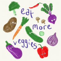 Vegetables Eat Healthy GIF by Jess
