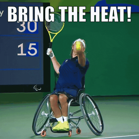 Excited Wheelchair Tennis GIF by Team USA