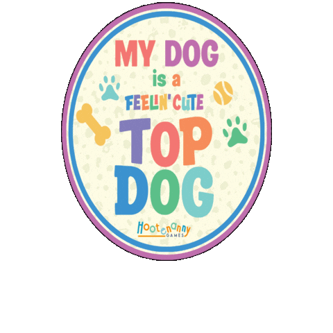 Top Dog Sticker by Hootenanny Games