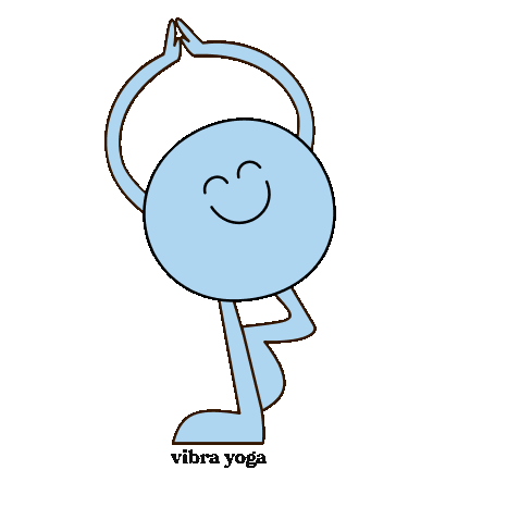 vibra yoga Sticker