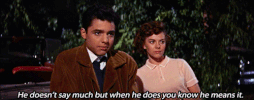 sal mineo he doesnt say much but when he does you know he means it GIF