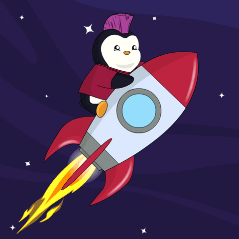 Outer Space GIF by Pudgy Penguins