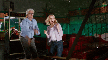 kristen bell ski ball GIF by The Good Place