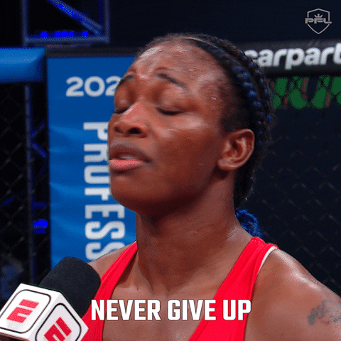 Never Give Up Motivation GIF by PFL