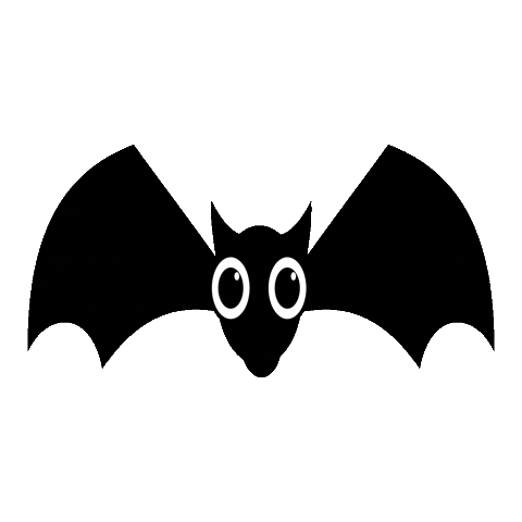 Vampire Bat Spinning Sticker