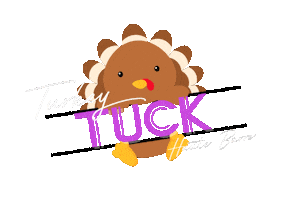 Turkey Tuck Sticker by Haute Barre Studio