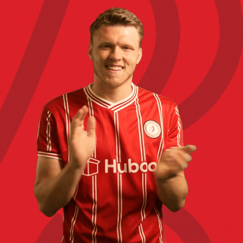 Well Done Smile GIF by Bristol City FC