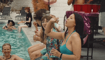 Party Swimming GIF by Pure Noise Records