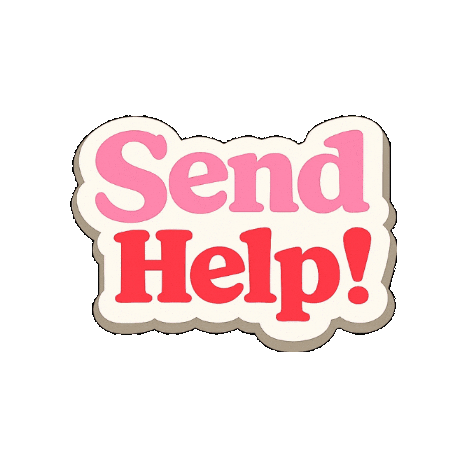 Help Me Sticker by NZ Collab