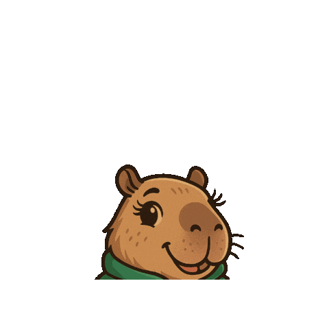 Capivara Sticker by Koppert Brasil