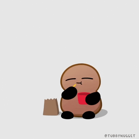 French Fries Bag GIF by Tubby Nugget