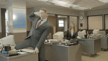 dancing office working workplace