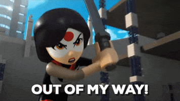 out of my way fighting GIF by LEGO