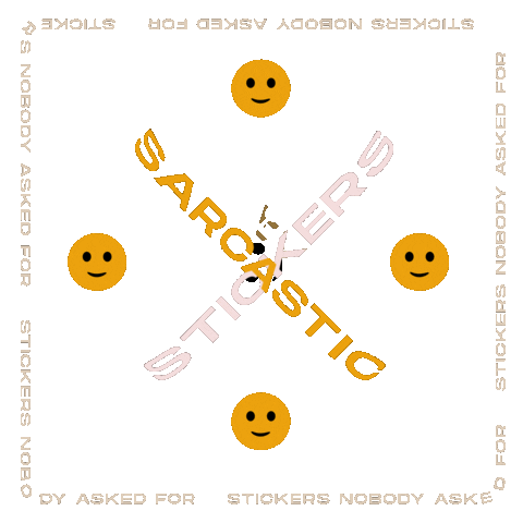 Sarcastic Stickers Sticker