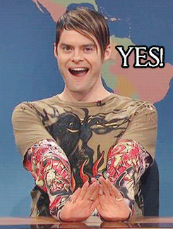 Bill Hader Yes GIF - Find & Share on GIPHY