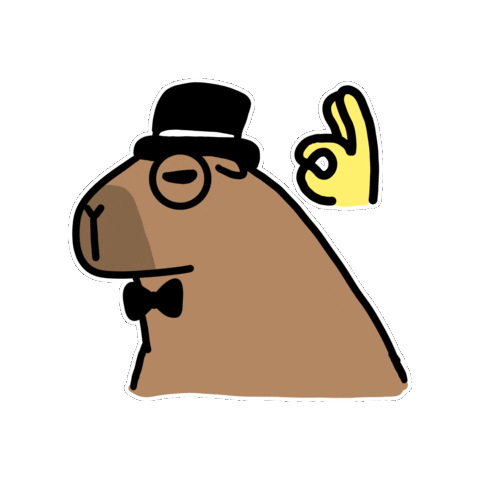 Capybara Sticker