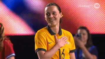 Happy Hayley Raso GIF by Football Australia