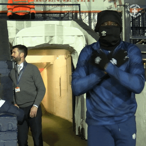 Football Freezing GIF by Luton Town FC