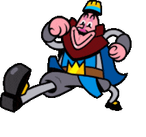 Clash Royale King Sticker