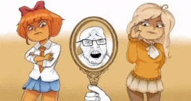 Mirror Ongezellig GIF