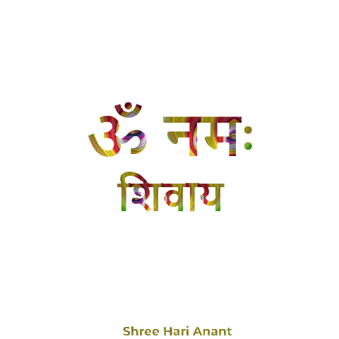 Om Namah Shivay Motion Graphics Sticker