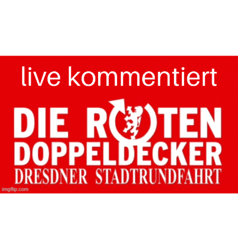 Stadtrundfahrt Dresden Sticker