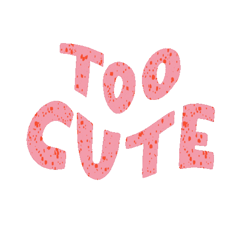 Too Cute Pink Sticker by ODS