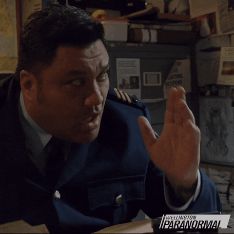 Twitter GIF by Wellington Paranormal